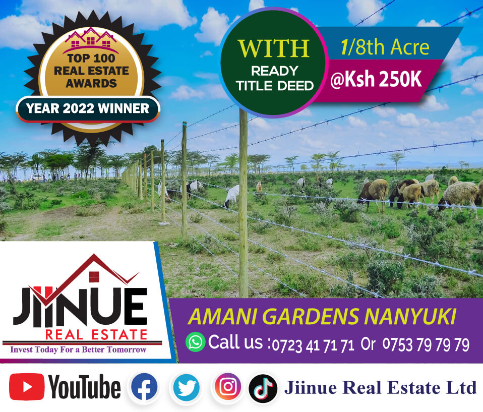 Furaha Gardens Nanyuki Affordable and Genuine Land For Sale in Kenya