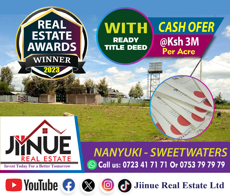 Nanyuki Daiga Affordable and Genuine Land For Sale in Kenya